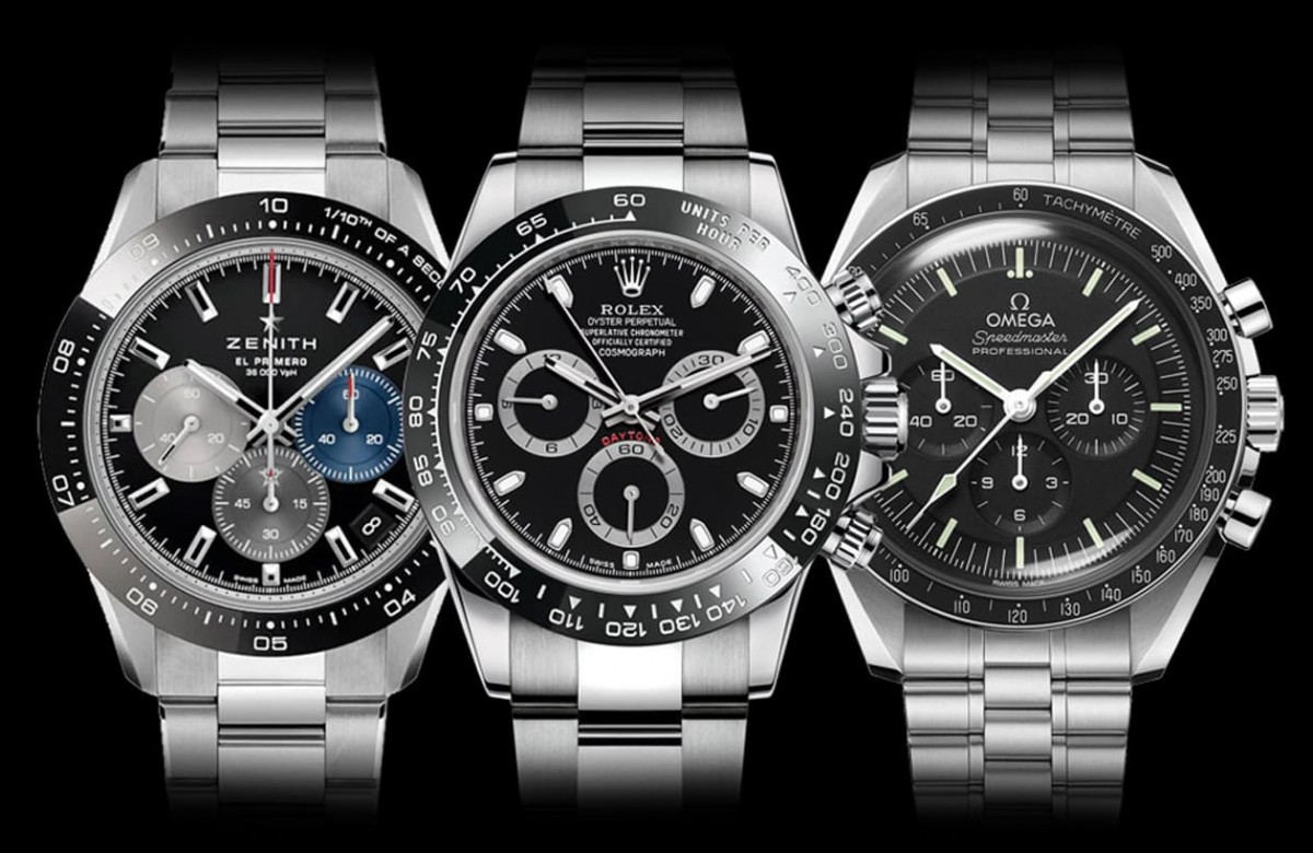 不鏽鋼計時錶三大天王Daytona、Chronomaster Sport和登月錶最新價格行情分析