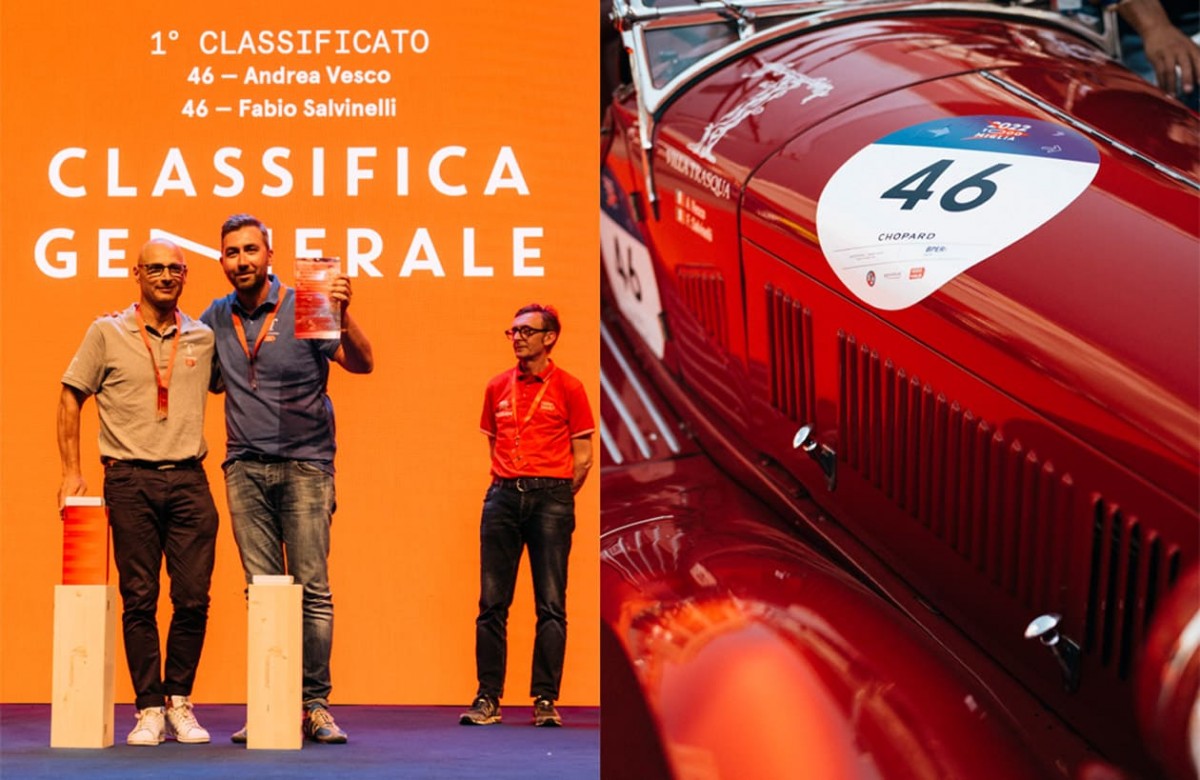蕭邦35度出任Mille Miglia古董車賽官方時計  2022聯名錶大有看頭