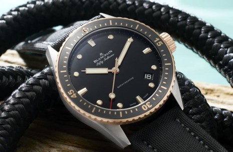 寶珀五十噚Bathyscaphe雙色限量潛水錶具備特殊紀念意義限點獨賣