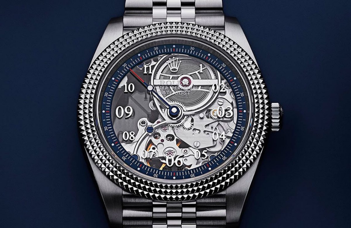 「二大表王合体」结合PP招牌元素的镂空劳力士Datejust
