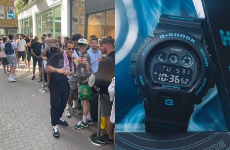 G-SHOCK有一款錶也出現MoonSwatch排隊熱潮