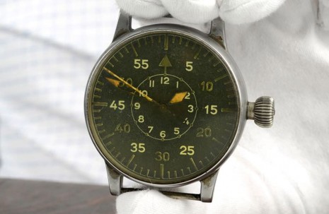 二戰時罕見德國朗格飛行錶拍賣  價值上看一萬英鎊