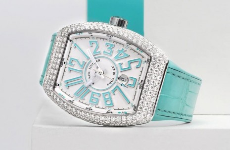 FRANCK MULLER Vanguard大中華區限定版融入TIFFANY藍詮釋沁涼水主題