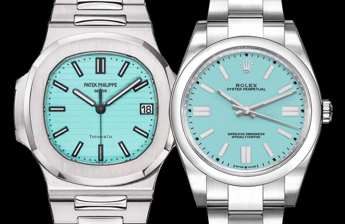 不只PP金鹰5711、劳力士OP「TIFFANY蓝面手表大集合」