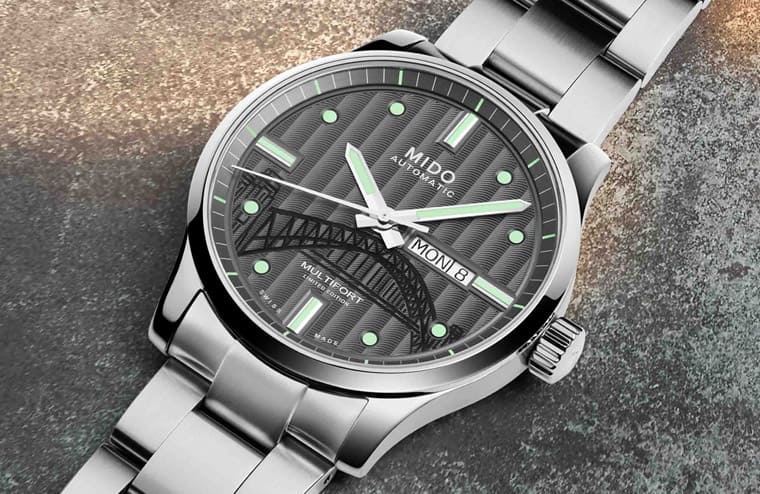 美度表灵感源于建筑20周年限量表第四弹轮到先锋系列登场 面盘图案明显连结手表创作灵感