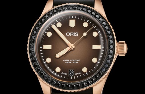 ORIS與知名珠寶商合作打造限量Divers SixtyFive青銅潛水錶