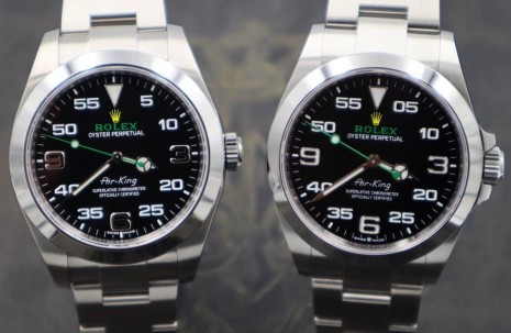 資深勞迷賞玩新舊ROLEX Air-King歸納三大進化重點