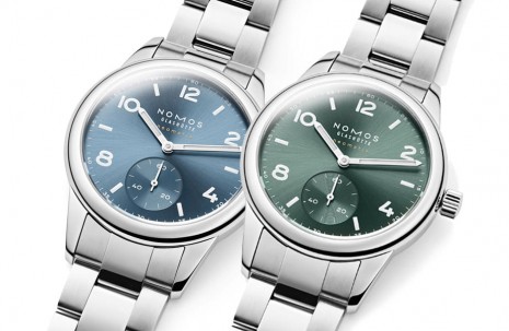 NOMOS Club運動錶小錶徑新登場 綠面與藍面熱門人氣色齊發