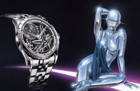 藝術大師空山基x羅杰杜彼 今年最特別的Excalibur鏤空錶