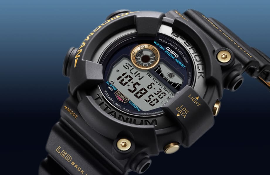 卡西欧G-SHOCK Frogman蛙人系列30周年复刻经典钛金属款式- 世界腕表