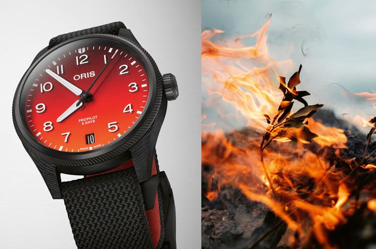ORIS與空中消防組織Coulson Aviation合作打造大錶冠野火限量錶