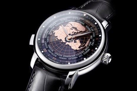 萬寶龍明星傳承世界時區手錶改換新色面盤帶人暢行全球