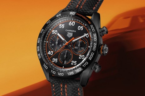 泰格豪雅與保時捷續推聯名錶 Carrera系列換上黑橘配色飆速再出發