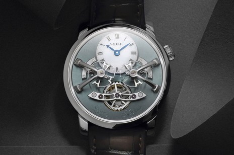 MB&F LM2雙擺輪手錶改用鈀金錶殼搭海藍色面盤限量再出擊