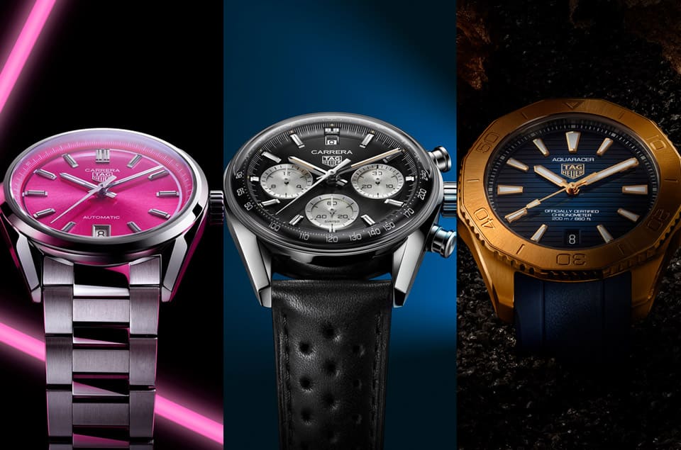 泰格豪雅2023年Carrera、Aquaracer系列焦点新品一次看