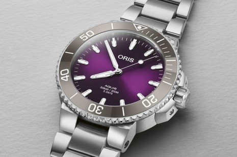 ORIS Hölstein 2023限量錶第一次以Aquis潛水錶為基礎並擁有兩大特殊設計