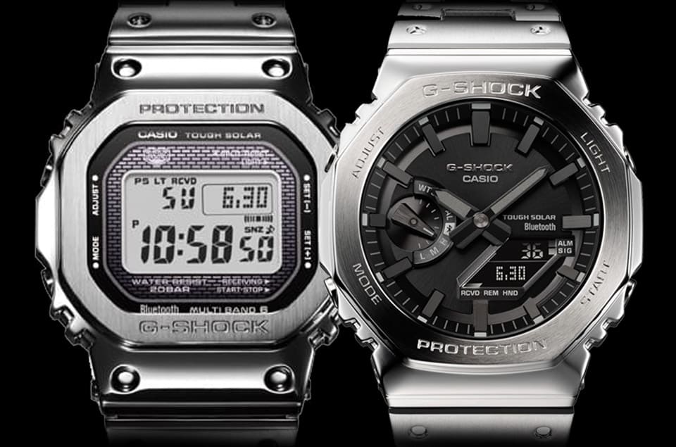 價格1萬元不鏽鋼G-SHOCK爆款  木村錶GMW-B5000與農家橡樹GM-B2100D比較