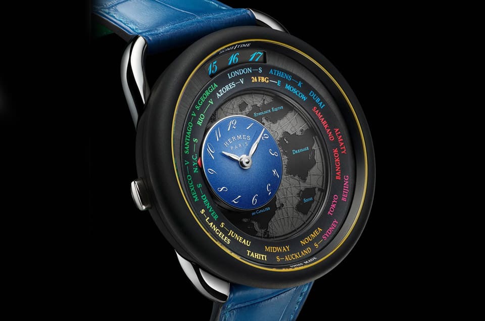 [Only Watch 2023]愛馬仕Arceau世界時間手錶因一個原因面盤換上繽紛彩色