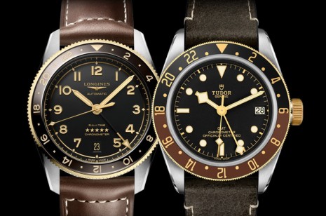 「半金復古兩地時」浪琴表Spirit Zulu Time和帝舵Black Bay GMT比較