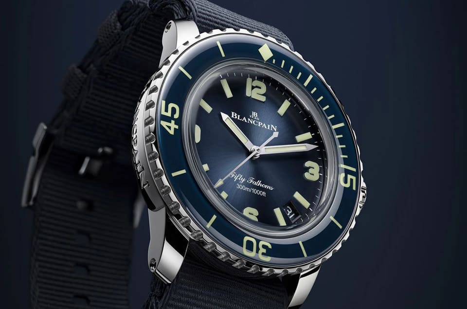 [Only Watch 2023]寶珀五十噚70週年紀念錶換上藍色調展現僅此一只的獨特性