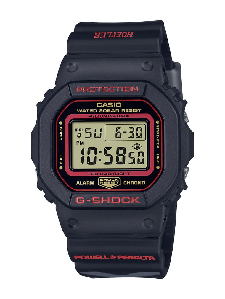G-SHOCK与滑板冠军选手、品牌三方联名 DW-5600方表散发浓浓街头艺术风格 - 世界腕表 World Wrist Watch