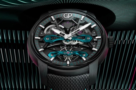 GP芝柏表最新款ASTON MARTIN联名表 金桥设计巧妙融入DB12超跑概念