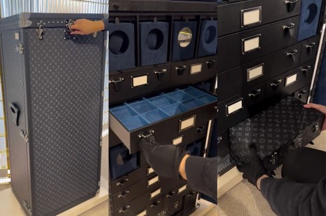 開箱LV硬箱手錶收藏櫃！收納功能超強大價格也狂