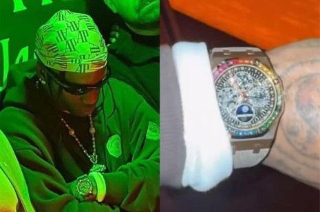 饒舌巨星Travis Scott宣傳愛彼AP聯名錶 “獨一無二版本首次曝光”