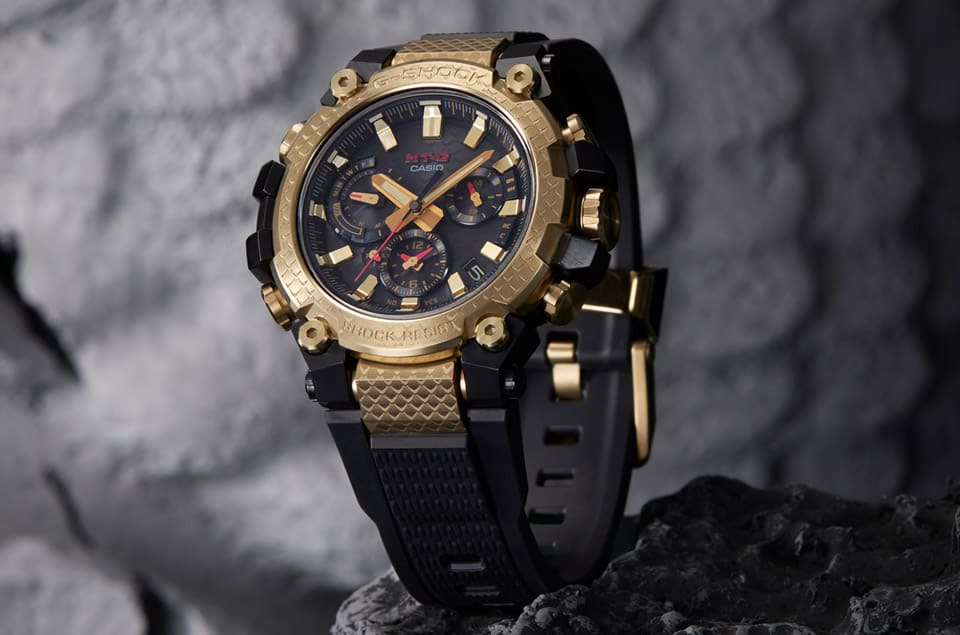 G-SHOCK MT-G系列以龍年生肖為主題打造金光閃閃特別版- 世界腕錶