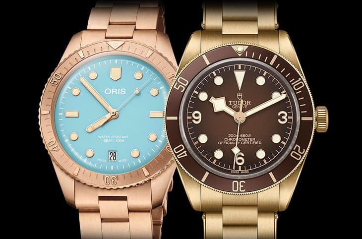 「青銅潛水錶」ORIS Divers 65和帝舵Black Bay 58比較