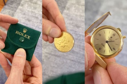 藏家分享少見勞力士Cellini錢幣錶 生產年份比想像中新