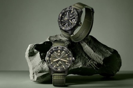 雅典錶Diver系列套用OPS主題 以卡其綠色軍風嶄新登場