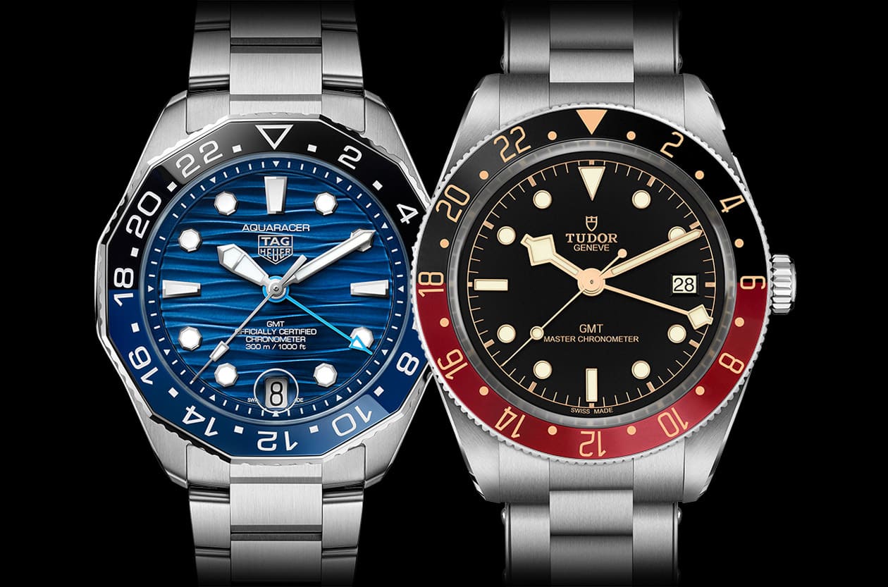10萬價格預算兩地時間潛水錶推薦 泰格豪雅Aquaracer與帝舵Black Bay 58