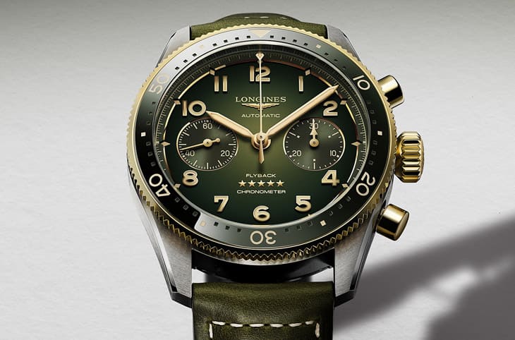 浪琴表台北101名品店搶先獨賣半金綠面先行者計時碼錶 聯名飛行小熊亦驚喜亮相