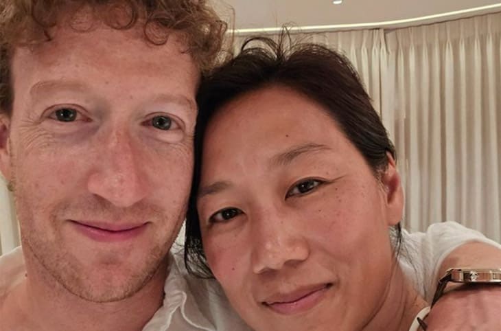 Meta執行長祖克柏IG愛妻合照放閃網友歪樓問戴什麼錶 釣出本人回應