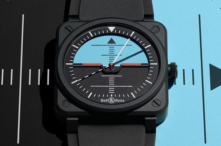 BELL & ROSS BR 03飛行錶再以飛機儀表為靈感 新作面盤詮釋「人工地平儀」造型