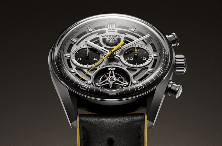 泰格豪雅以保時捷經典賽車為靈感 打造Carrera陀飛輪計時碼錶泛美公路賽限量版