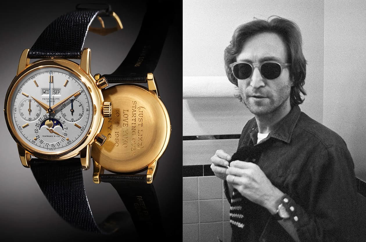 瑞士法院裁定「披頭四」主唱約翰藍儂遭竊的百達翡麗名錶應歸還遺孀小野洋子