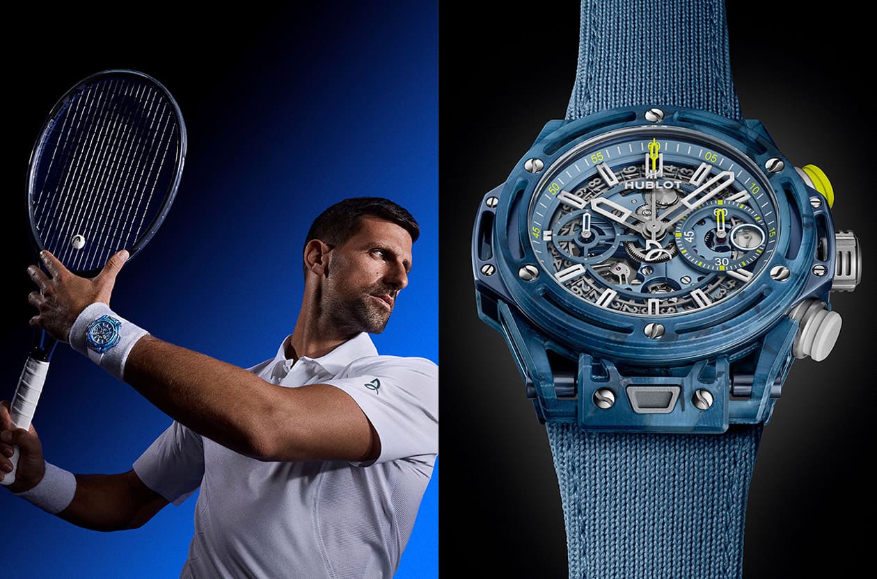 網球巨星喬科維奇終於有聯名錶了！宇舶這款Big Bang充滿為球王量身打造特殊設計