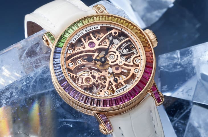 FRANCK MULLER Round系列寶石鑲嵌鏤空錶 新尺寸鎖定拓展市場版圖