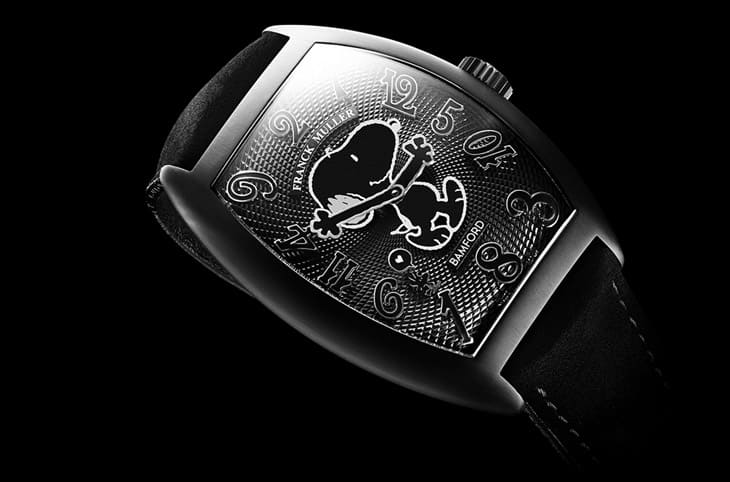 FRANCK MULLER與BAMFORD三度合作，史努比限量版Crazy Hours黑化風格炫目登場！
