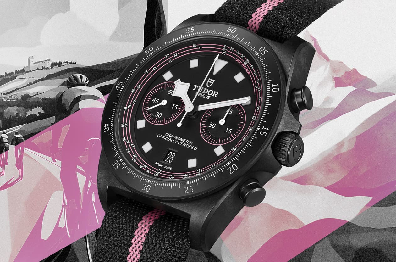 帝舵致敬環義賽粉紅戰衣 限量推出全新Pelagos FXD Chrono計時錶