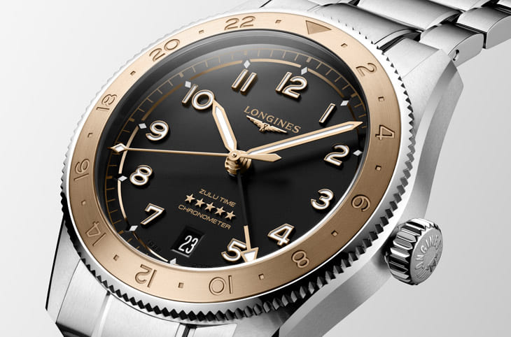 浪琴表Zulu Time 1925百年GMT經典玫瑰金錶圈與透明底蓋優雅升級- 世界