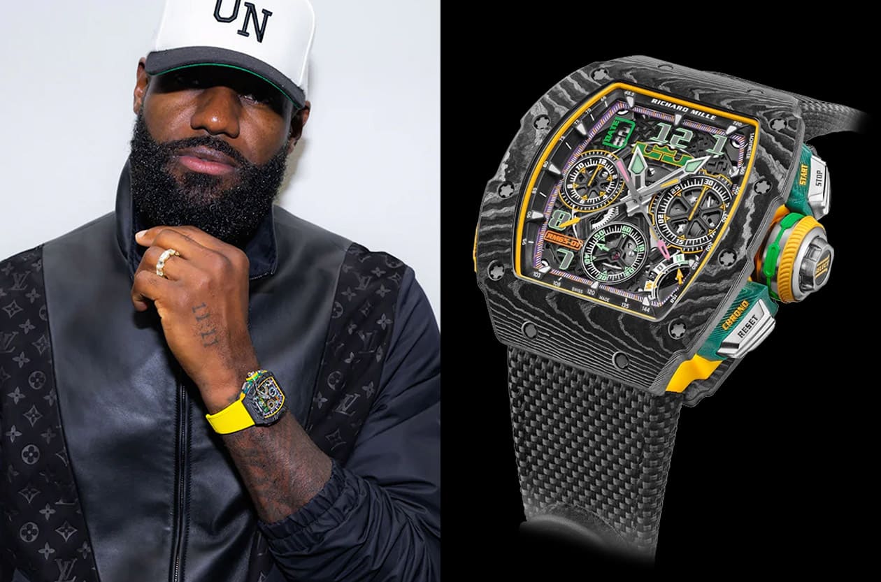 湖人紫金魂注入机械工艺 LeBron James与RICHARD MILLE联手打造梦幻联名表