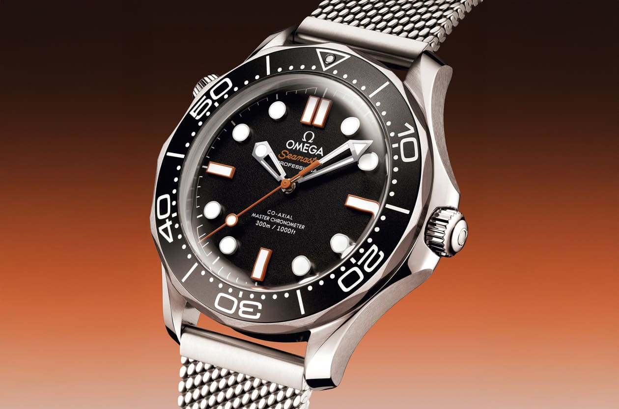橘色魅力升级 欧米茄海马潜水300米无日期款深海新风尚