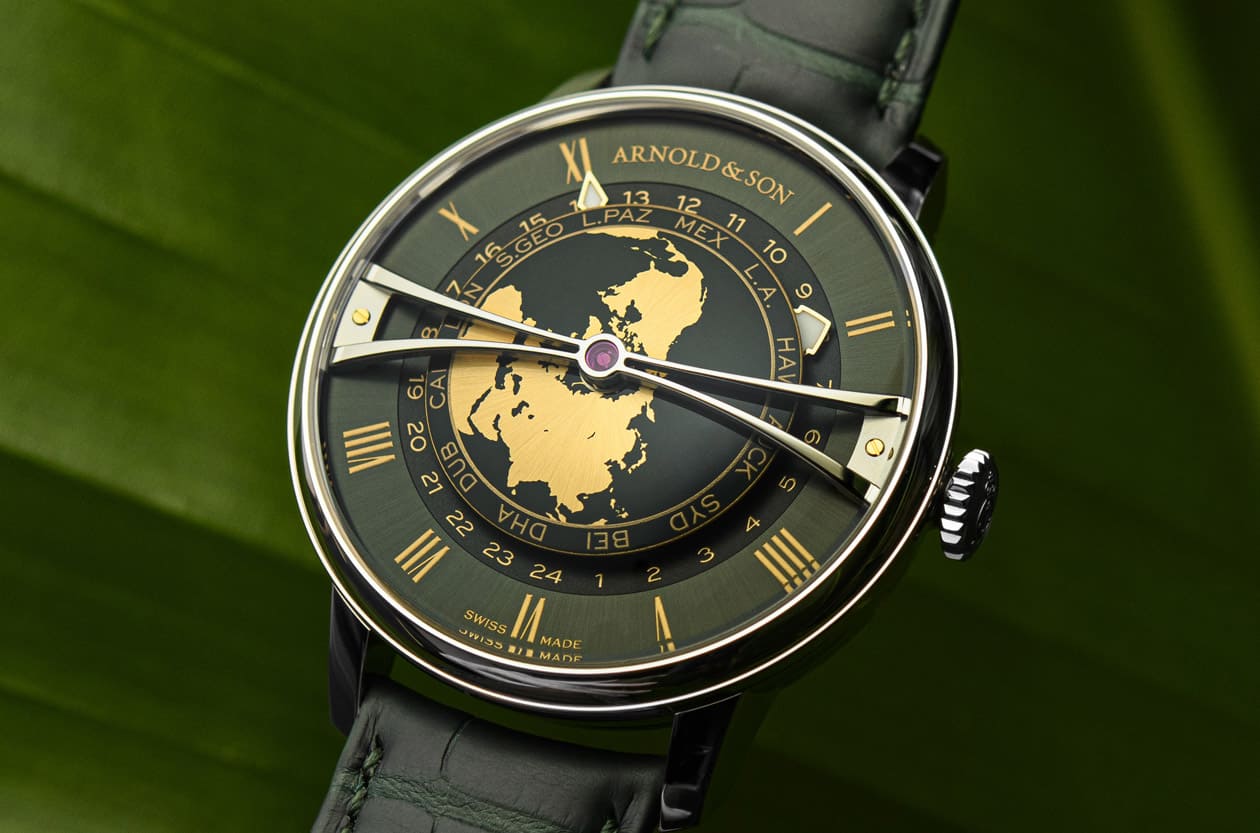 亚诺表Globetrotter 42不锈钢新作 让世界转得更轻巧