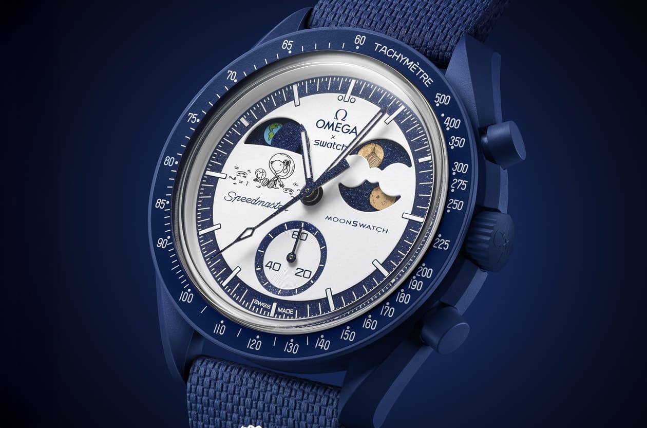 SWATCH地相顯示新作融合Moonshine Gold、史努比彩蛋 這只MoonSwatch只給你一天搶