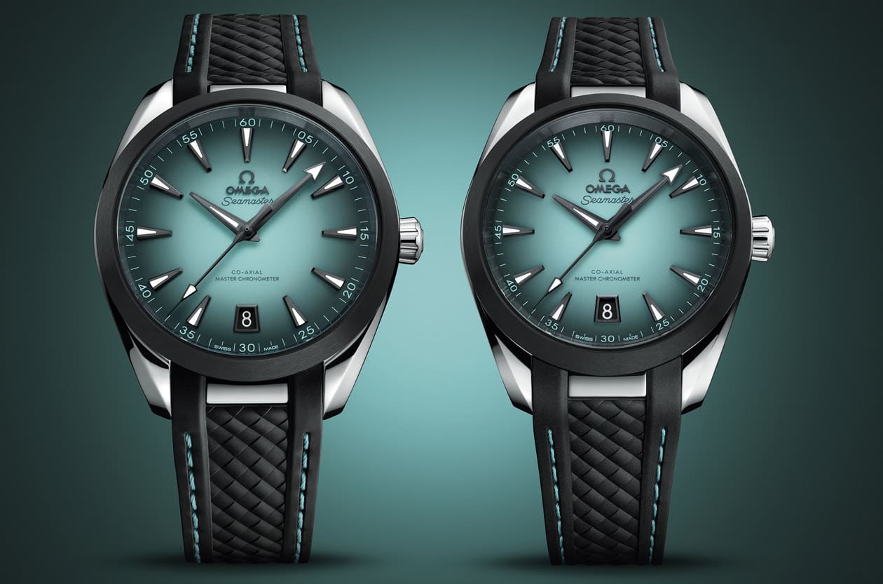 綠松石面加碼陶瓷圈 歐米茄海馬Aqua Terra玩出清爽硬派風