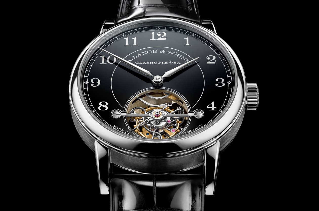 當陀飛輪會停秒 朗格1815用黑琺瑯與鉑金交織新世代精準哲學