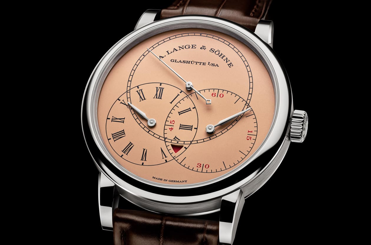 鮭魚面邂逅白金殼 朗格新改款Richard Lange跳秒的精準魅力